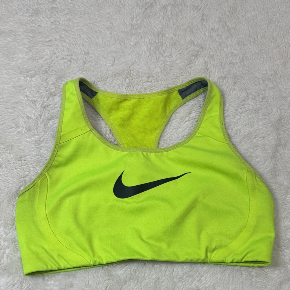 Nike Women's Neon Yellow‎ Sports Bra
